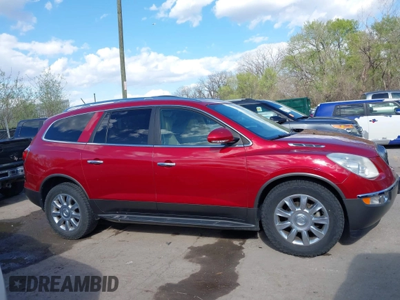 2012 Buick Enclave Leather with VIN 5GAKVCED3CJ416471, listed as a IAAI auction lot 41994854 with 179,930 mi miles and . Bid and sale history available at carsss.com. Image 13.