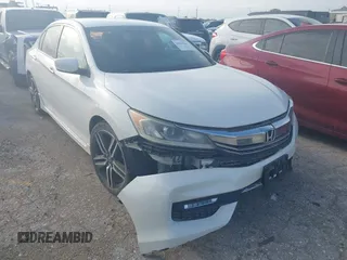 2016 Honda Accord Sport with VIN 1HGCR2F56GA102085, listed as a IAAI auction lot 41863964 with 129,089 mi miles and . Bid and sale history available at DreamBid. Image 1.