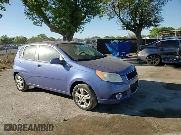 2009 Chevrolet Aveo 2LT with VIN KL1TG66E89B299356, listed as a Copart auction lot 48540435 with 88,947 mi miles and Salvage title. Bid and sale history available at DreamBid. Image 11.