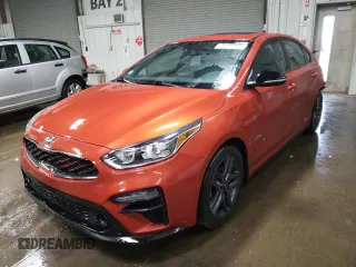 2020 Kia Forte GT-Line with VIN 3KPF34AD3LE165062, listed as a Copart auction lot 73726963 with 31,998 mi miles and Salvage Title. Bid and sale history available at carsss.com. Image 1.