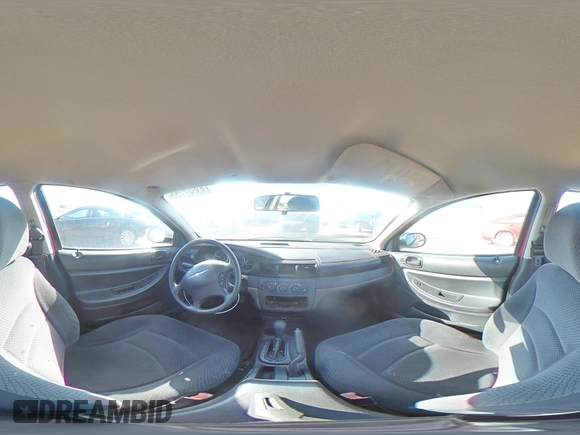 2006 Chrysler Sebring with VIN 1C3EL46X46N204082, listed as a Copart auction lot 48892255 with 151,575 mi miles and Salvage title. Bid and sale history available at DreamBid. Image 13.