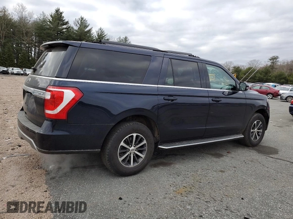 2021 Ford Expedition Max XLT with VIN 1FMJK1JT4MEA40275, listed as a Copart auction lot 49148305 with 40,735 mi miles and Salvage Title. Bid and sale history available at DreamBid. Image 3.