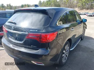2016 Acura MDX w/Tech with VIN 5FRYD4H4XGB044488, listed as a IAAI auction lot 41963890 with 168,386 mi miles. Bid and sale history available at carsss.com. Image 4.