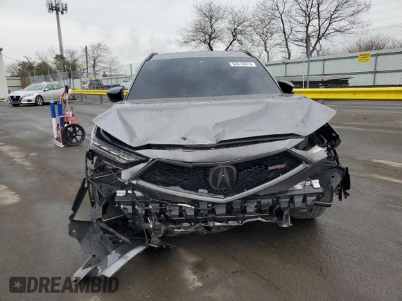 2022 Acura MDX Type S w/Advance Package with VIN 5J8YD8H85NL003306, listed as a Copart auction lot 52818675 with 60,164 mi miles and Salvage Title. Bid and sale history available at carsss.com. Image 5.