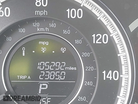 2016 Honda Accord Sedan EX with VIN 1HGCR2F7XGA220111, listed as a IAAI auction lot 41374643 with 105,292 mi miles. Bid and sale history available at carsss.com. Image 16.