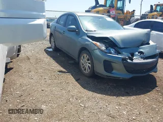 2012 Mazda 3 i Touring with VIN JM1BL1V82C1606614, listed as a IAAI auction lot 41861558 with Not Provided miles. Bid and sale history available at carsss.com. Image 1.