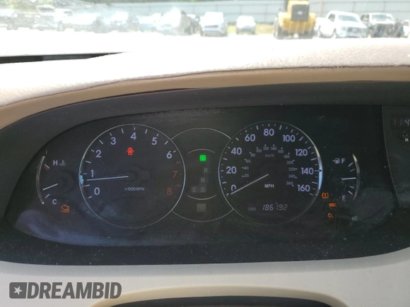 2010 Toyota Avalon XL with VIN 4T1BK3DB8AU370179, listed as a Copart auction lot 54670015 with 186,192 mi miles and Salvage Title. Bid and sale history available at DreamBid. Image 9.