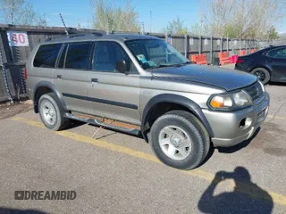 2003 Mitsubishi Montero Sport ES with VIN JA4MT21H93J046492, listed as a IAAI auction lot 42023037 with 181,406 mi miles. Bid and sale history available at carsss.com. Image 1.