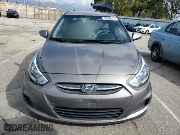 2017 Hyundai Accent SE with VIN KMHCT4AE7HU359920, listed as a Copart auction lot 45840633 with 62,847 mi miles. Bid and sale history available at carsss.com. Image 5.