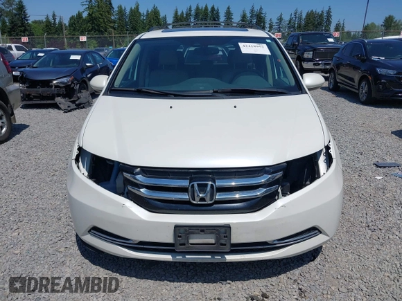 2014 Honda Odyssey EX-L z VIN 5FNRL5H69EB088589, wystawiony jako IAAI lot #42418952 z przebiegiem 96 767 mil mil oraz . Historia ofert i sprzedaży dostępna na DreamBid. Obrazek 13.