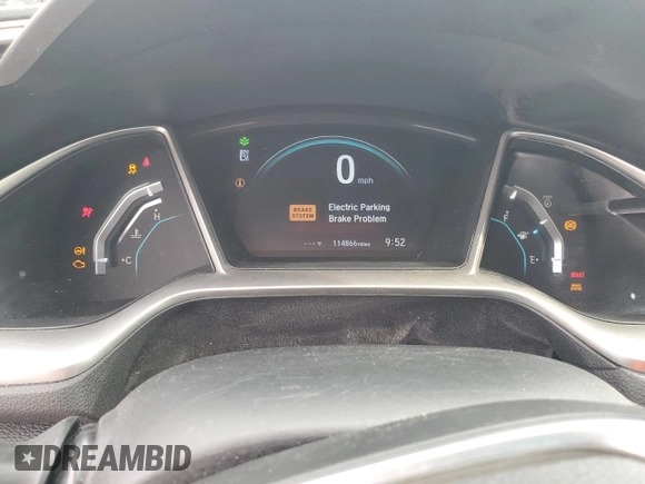2016 Honda Civic EX with VIN 19XFC2F75GE010204, listed as a Copart auction lot 50986685 with 114,866 mi miles and Salvage Title. Bid and sale history available at DreamBid. Image 9.