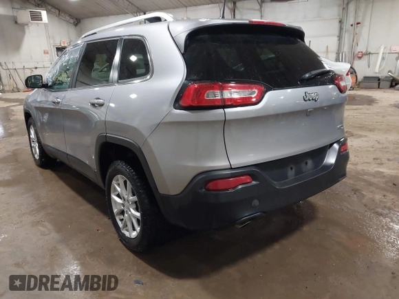 2018 Jeep Cherokee Latitude Plus with VIN 1C4PJLLB4JD524997, listed as a IAAI auction lot 41359742 with 89,858 mi miles. Bid and sale history available at carsss.com. Image 3.