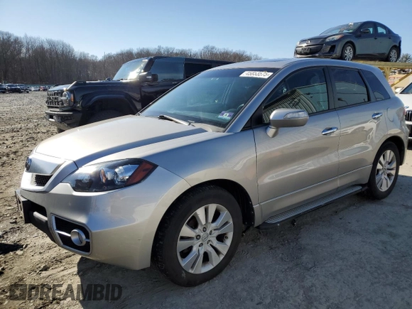2010 Acura RDX with VIN 5J8TB1H27AA007186, listed as a Copart auction lot 45853575 with 80,761 mi miles and Salvage Title. Bid and sale history available at carsss.com. Image 1.