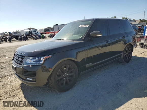 2015 Land Rover Range Rover HSE with VIN SALGS2VF9FA234442, listed as a Copart auction lot 65928525 with 90,489 mi miles and Clean title. Bid and sale history available at DreamBid. Image 1.