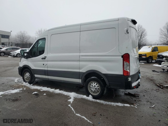 2023 Ford Transit Cargo Van with VIN 1FTBR2C83PKA13044, listed as a Copart auction lot 42591995 with 140,564 mi miles and Clean Title. Bid and sale history available at carsss.com. Image 2.