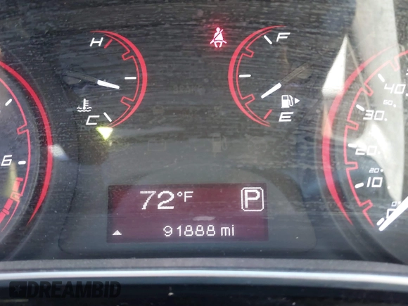 2015 Dodge Dart SXT with VIN 1C3CDFBB5FD405893, listed as a IAAI auction lot 41501242 with 91,888 mi miles. Bid and sale history available at carsss.com. Image 7.
