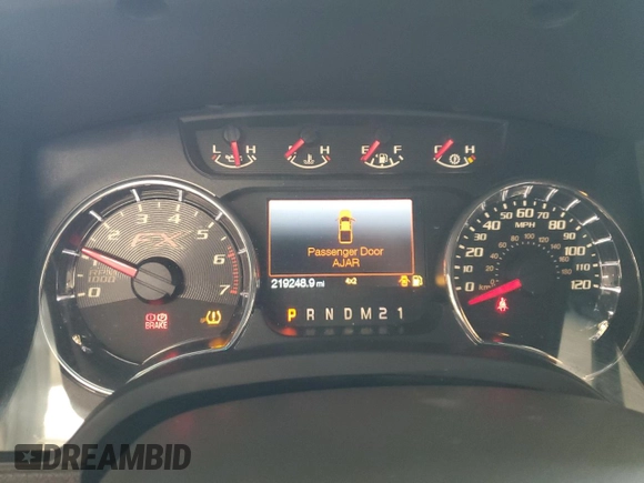 2012 Ford F-150 XL with VIN 1FTFW1ET9CFC32244, listed as a Copart auction lot 60794185 with 219,248 mi miles and Salvage title. Bid and sale history available at DreamBid. Image 9.