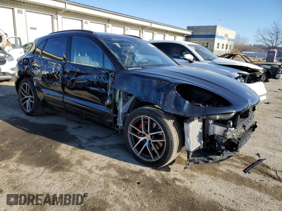 2023 Porsche Macan S с VIN WP1AG2A58PLB39600, выставлен на аукционе Copart как лот 42609675 с пробегом 23 431 миль миль и Списание • Salvage title. История ставок и продаж доступна на DreamBid. Изображение 4.