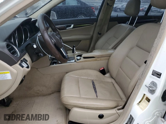 2013 Mercedes-Benz C 250 Sport with VIN WDDGF4HB6DR272568, listed as a Copart auction lot 80658394 with 131,457 mi miles and Salvage Title. Bid and sale history available at DreamBid. Image 7.