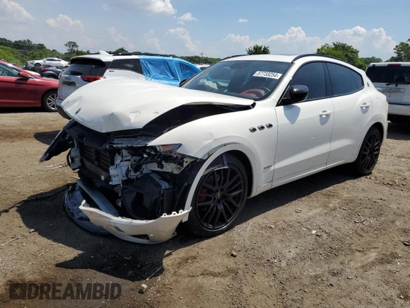 2021 Maserati Levante GranSport with VIN ZN661XUS4MX359603, listed as a Copart auction lot 57733254 with 24,354 mi miles and Salvage Title. Bid and sale history available at carsss.com. Image 1.