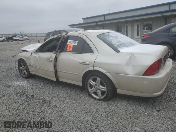 2002 Lincoln LS w/Base Pkg with VIN 1LNHM87A52Y632755, listed as a Copart auction lot 44751965 with Not Provided miles and Salvage Title. Bid and sale history available at carsss.com. Image 2.