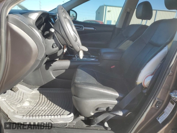 2016 Nissan Pathfinder Platinum with VIN 5N1AR2MN3GC605968, listed as a Copart auction lot 81529274 with 82,770 mi miles and Salvage Title. Bid and sale history available at carsss.com. Image 7.