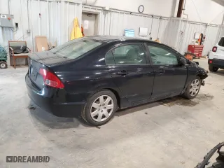 2008 Honda Civic Sdn LX with VIN 1HGFA16588L000243, listed as a Copart auction lot 52807875 with 215,383 mi miles and Non Repairable. Bid and sale history available at carsss.com. Image 3.