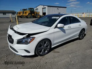 2019 Mercedes-Benz CLA 250 with VIN WDDSJ4EB0KN720871, listed as a Copart auction lot 55723035 with 55,425 mi miles and Salvage Title. Bid and sale history available at DreamBid. Image 1.