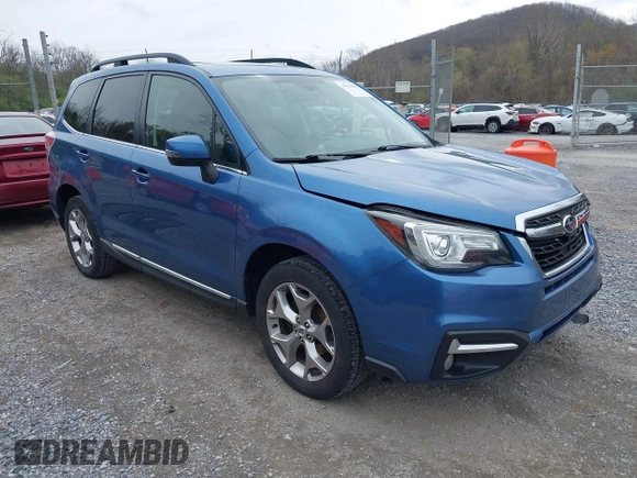 2017 Subaru Forester Touring with VIN JF2SJAWC1HH443799, listed as a IAAI auction lot 41943045 with 122,213 mi miles and . Bid and sale history available at DreamBid. Image 1.
