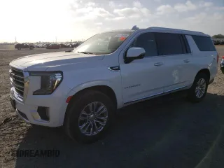 2022 GMC Yukon XL SLT z VIN 1GKS2GKT1NR191308, wystawiony jako Copart lot #54175915 z przebiegiem 47 802 mil mil oraz Szkoda całkowita • Salvage title. Historia ofert i sprzedaży dostępna na DreamBid. Obrazek 1.