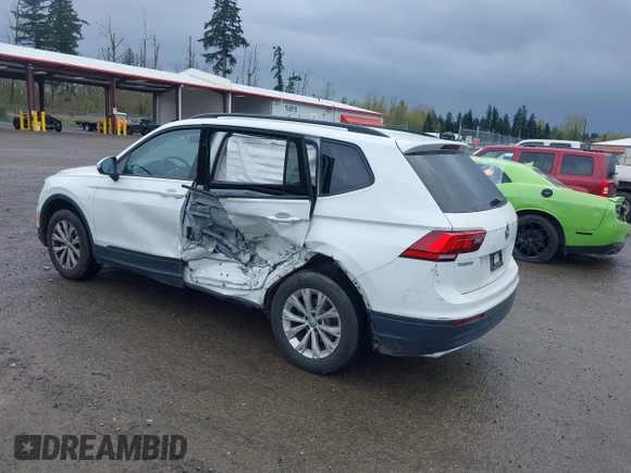 2018 Volkswagen Tiguan S с VIN 3VV0B7AXXJM051617, выставлен на аукционе IAAI как лот 41976860 с пробегом 66 186 миль миль и . История ставок и продаж доступна на DreamBid. Изображение 3.