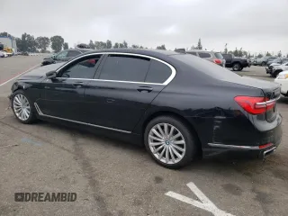 2018 BMW 7 Series 740i with VIN WBA7E2C56JG741911, listed as a Copart auction lot 63716373 with 45,059 mi miles. Bid and sale history available at carsss.com. Image 2.