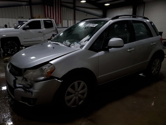 2011 Suzuki SX4 Crossover with VIN JS2YB5A39B6303044, listed as a Copart auction lot 46027945 with 111,435 mi miles and Salvage Title. Bid and sale history available at carsss.com. Image 1.