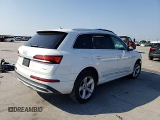2020 Audi Q7 Premium with VIN WA1AJAF79LD006821, listed as a Copart auction lot 58021623 with 0 mi miles. Bid and sale history available at carsss.com. Image 3.