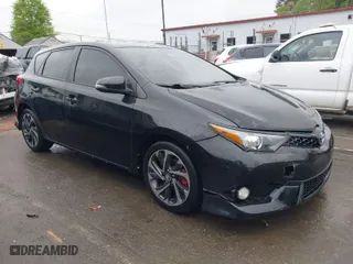 2017 Toyota Corolla iM with VIN JTNKARJE5HJ543687, listed as a IAAI auction lot 41948002 with 133,086 mi miles. Bid and sale history available at carsss.com. Image 1.