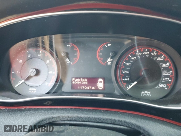 2015 Dodge Dart SXT with VIN 1C3CDFBB8FD265368, listed as a Copart auction lot 54125635 with 117,047 mi miles and Salvage Title. Bid and sale history available at carsss.com. Image 9.
