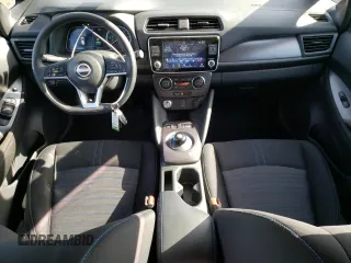 2023 Nissan LEAF S with VIN 1N4AZ1BV2PC555166, listed as a Copart auction lot 46501375 with 27,435 mi miles and Salvage Title. Bid and sale history available at DreamBid. Image 8.