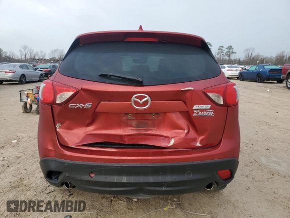 2013 Mazda CX-5 Grand Touring with VIN JM3KE2DE7D0129703, listed as a Copart auction lot 46620955 with 124,228 mi miles and Salvage Title. Bid and sale history available at carsss.com. Image 6.