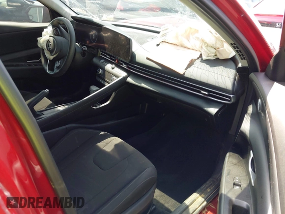 2024 Hyundai Elantra SEL with VIN KMHLM4DG8RU730160, listed as a IAAI auction lot 42344415 with 21,650 mi miles and . Bid and sale history available at DreamBid. Image 5.