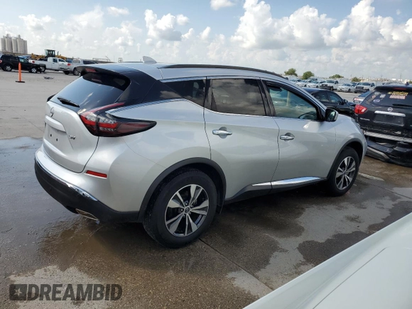 2023 Nissan Murano SV with VIN 5N1AZ2BJ2PC108202, listed as a Copart auction lot 63512265 with 48,399 mi miles and Clean title. Bid and sale history available at DreamBid. Image 3.