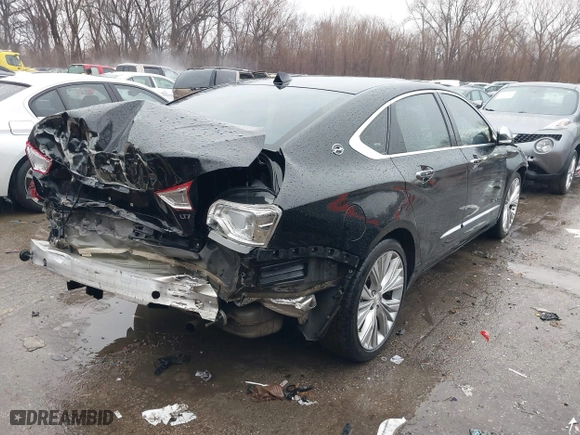 2014 Chevrolet Impala LTZ with VIN 1G1155S34EU164127, listed as a IAAI auction lot 41697650 with 1 mi miles. Bid and sale history available at carsss.com. Image 4.
