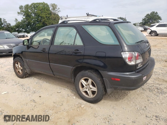 2002 Lexus RX 300 with VIN JTJHF10U320247975, listed as a Copart auction lot 70864354 with 0 mi miles and Salvage Title. Bid and sale history available at carsss.com. Image 2.