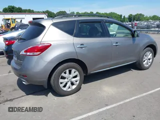 2012 Nissan Murano SV with VIN JN8AZ1MW2CW207414, listed as a IAAI auction lot 42187518 with 171,205 mi miles and . Bid and sale history available at carsss.com. Image 4.