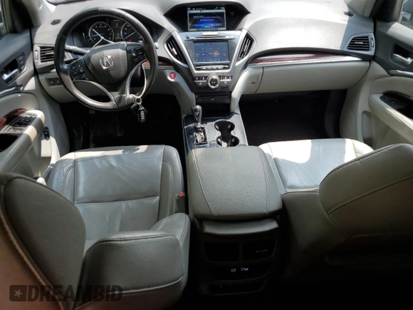 2014 Acura MDX Technology with VIN 5FRYD4H63EB005045, listed as a Copart auction lot 64413825 with 252,632 mi miles and Salvage title. Bid and sale history available at DreamBid. Image 8.