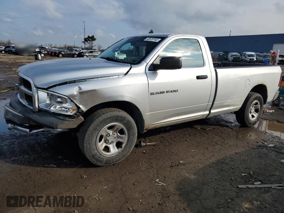 2011 Ram 1500 ST with VIN 3D7JV1EP0BG563457, listed as a Copart auction lot 52670745 with 114,488 mi miles and Clean Title. Bid and sale history available at carsss.com. Image 1.