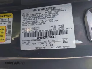 2021 Ford Mustang EcoBoost with VIN 1FATP8UH2M5130965, listed as a IAAI auction lot 39360024 with Not Provided miles and . Bid and sale history available at carsss.com. Image 9.