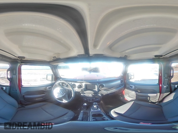 2021 Jeep Wrangler Unlimited Sport Altitude with VIN 1C4HJXDG4MW734322, listed as a Copart auction lot 41670625 with 45,963 mi miles and Salvage title. Bid and sale history available at DreamBid. Image 13.