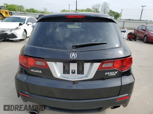 2011 Acura RDX with VIN 5J8TB2H27BA000018, listed as a Copart auction lot 51544725 with 183,404 mi miles and Salvage Title. Bid and sale history available at carsss.com. Image 6.