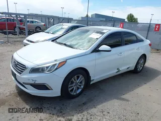 2016 Hyundai Sonata 2.4L with VIN 5NPE24AF6GH353754, listed as a IAAI auction lot 42117960 with 160,383 mi miles and . Bid and sale history available at carsss.com. Image 2.