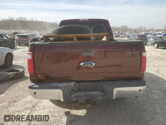 2013 Ford F-250 XL with VIN 1FT7W2BT3DEA28724, listed as a Copart auction lot 47623275 with 128,769 mi miles and Salvage title. Bid and sale history available at DreamBid. Image 6.